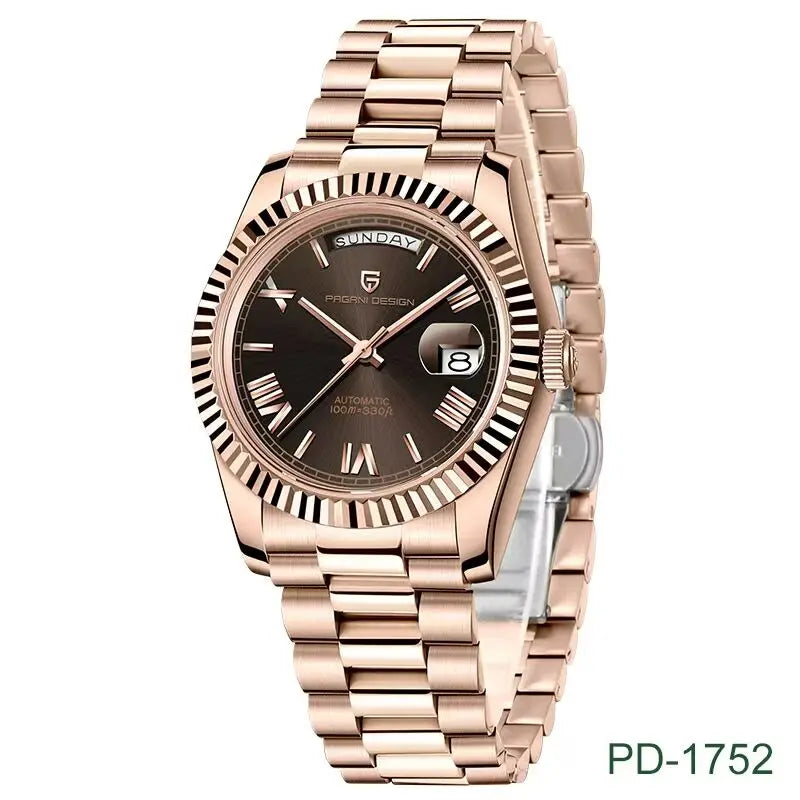 PAGANI DESIGN 2025 — Relógio Mecânico Premium Masculino com Cristal de Safira