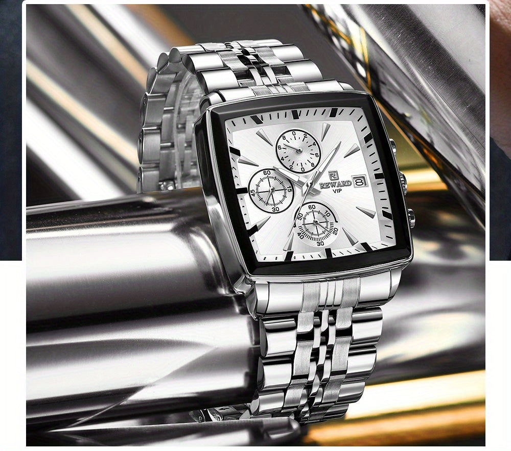 REWARD™ – Relógio Masculino de Luxo Quartz
Elegância e Precisão para Homens de Estilo