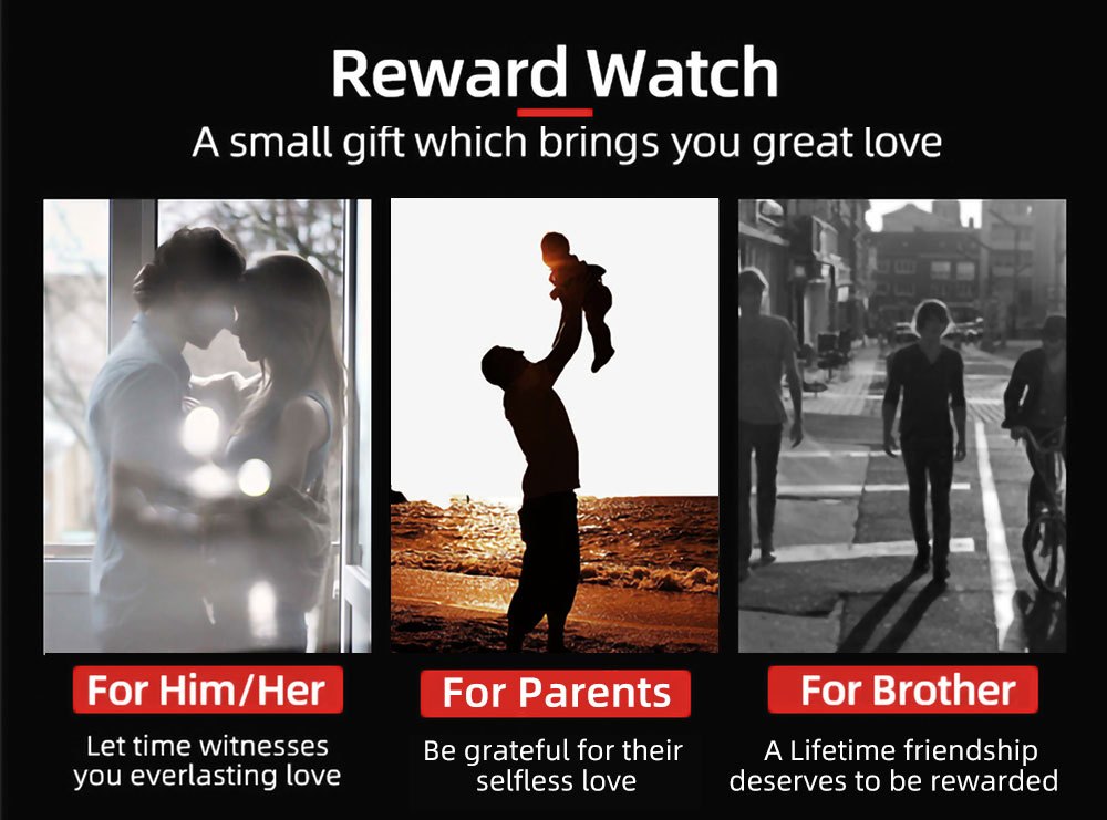 REWARD™ – Relógio Masculino de Luxo Quartz
Elegância e Precisão para Homens de Estilo