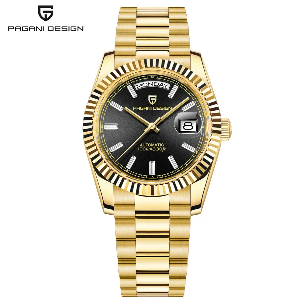PAGANI DESIGN 2025 — Relógio Mecânico Premium Masculino com Cristal de Safira