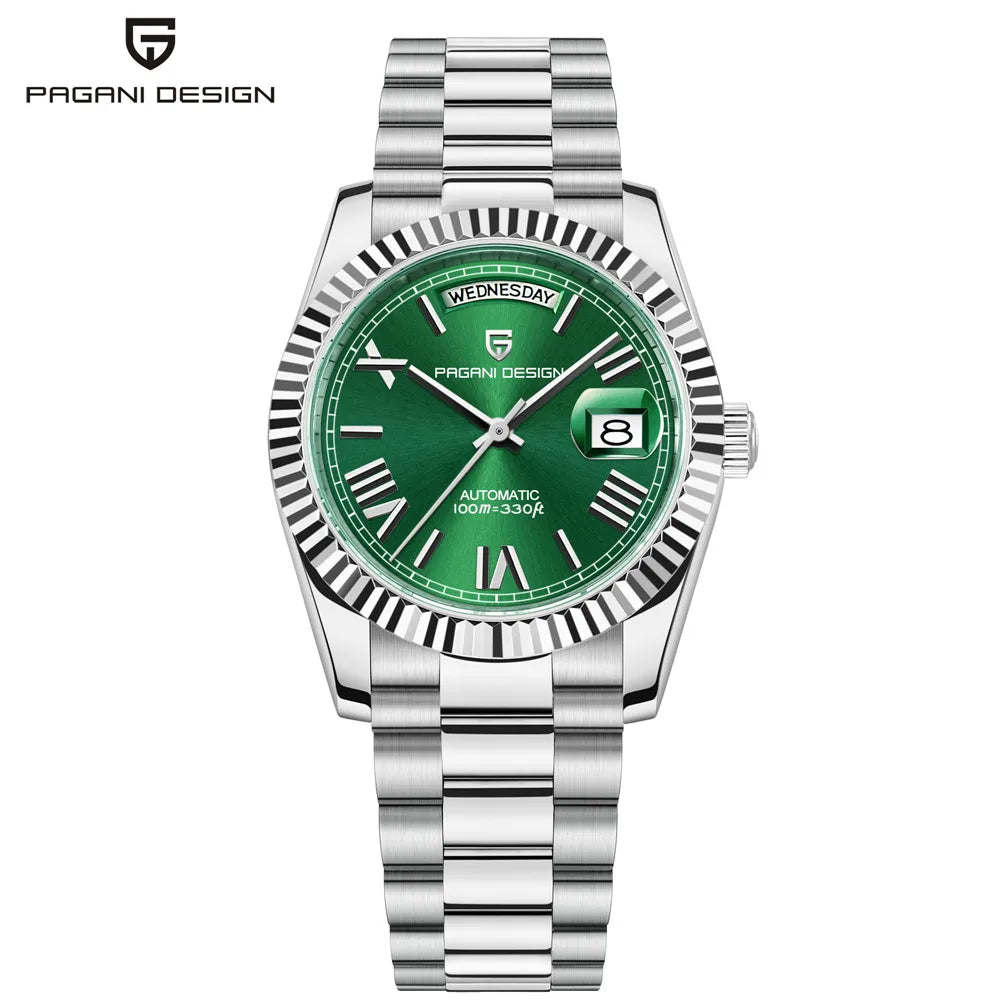 PAGANI DESIGN 2025 — Relógio Mecânico Premium Masculino com Cristal de Safira
