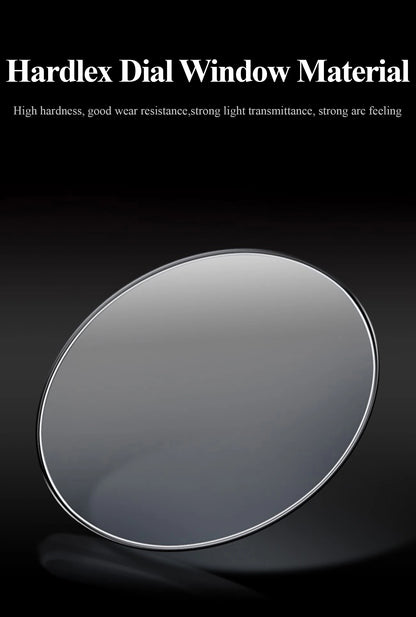 POEDAGAR™ 815-WH1 – Relógio Masculino de Luxo em Aço Inoxidável com Cronógrafo