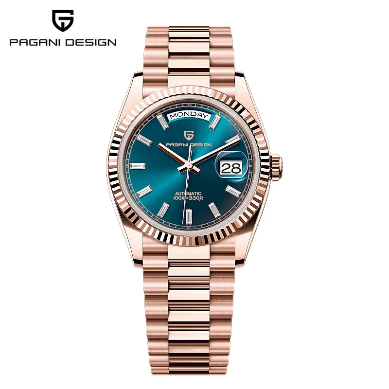 PAGANI DESIGN 2025 — Relógio Mecânico Premium Masculino com Cristal de Safira