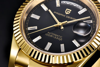 PAGANI DESIGN 2025 — Relógio Mecânico Premium Masculino com Cristal de Safira