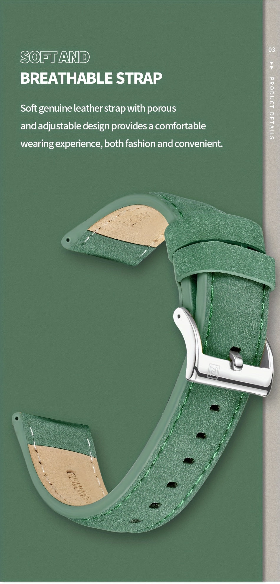 Relógio Masculino NAVIFORCE – Luxo esportivo, couro legítimo, resistente à água, cronógrafo e detalhes em verde.